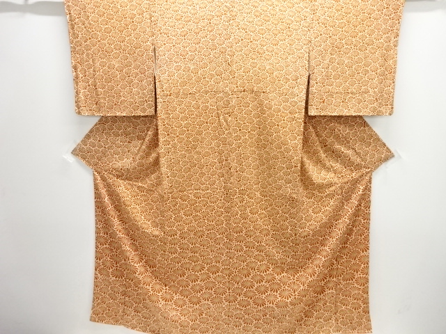 菊尽くし模様付け下げ小紋着物